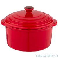 Гоpшочек для запекания 16 х 14 х 11 см красный 600 мл &quot;Modern kitchen&quot; / 263961