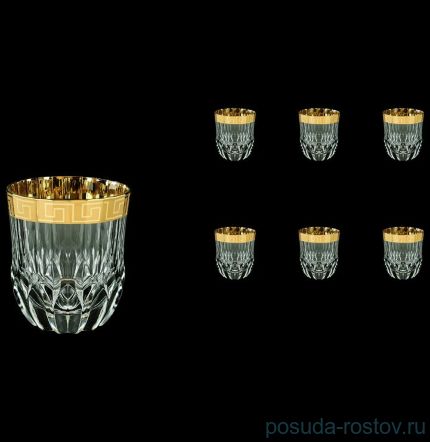 Стаканы для виски 350 мл 6 шт &quot;Antique /Версаче золото&quot; / 127692