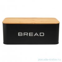 Хлебница 33,5 х 19 х 12,5 см black Agness / 377966