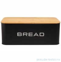 Хлебница 33,5 х 19 х 12,5 см black Agness / 377966