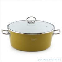Кастрюля 2,6 л со стекляннной крышкой оливковый / 339376