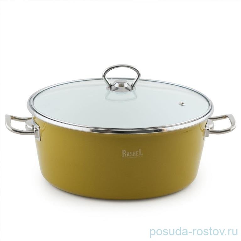 Кастрюля 2,6 л со стекляннной крышкой оливковый / 339376