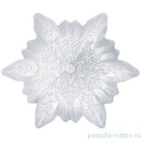 Блюдо 17 см Снежинка &quot;Snow cristal silver&quot; / 262806