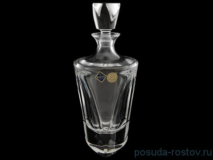 Графин для водки/ликера 750 мл &quot;Triangle /Без декора&quot; хрусталь Йиглава / 019181