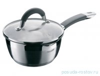 Ковш 16 см с крышкой 1,3 л стальной &quot;Flamme&quot; / 136767