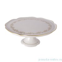 Тортница 28 см н/н &quot;Мария-Тереза /Золотые веточки /Белая&quot; / 229249