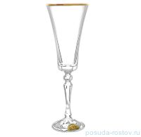 Бокалы для шампанского 180 мл 6 шт &quot;Алекс /Золотая отводка&quot; / 029894