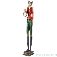 Фигурка с часами 14,5 х 9 х 65 см &quot;Английская коллекция /Кот&quot; / 272634
