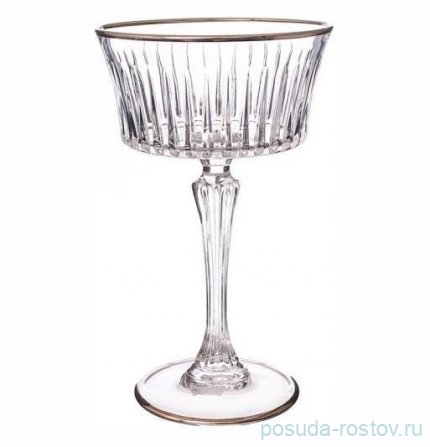Креманки 260 мл 6 шт &quot;Таймлесс /Отводка платина&quot; AS Crystal  / 344781