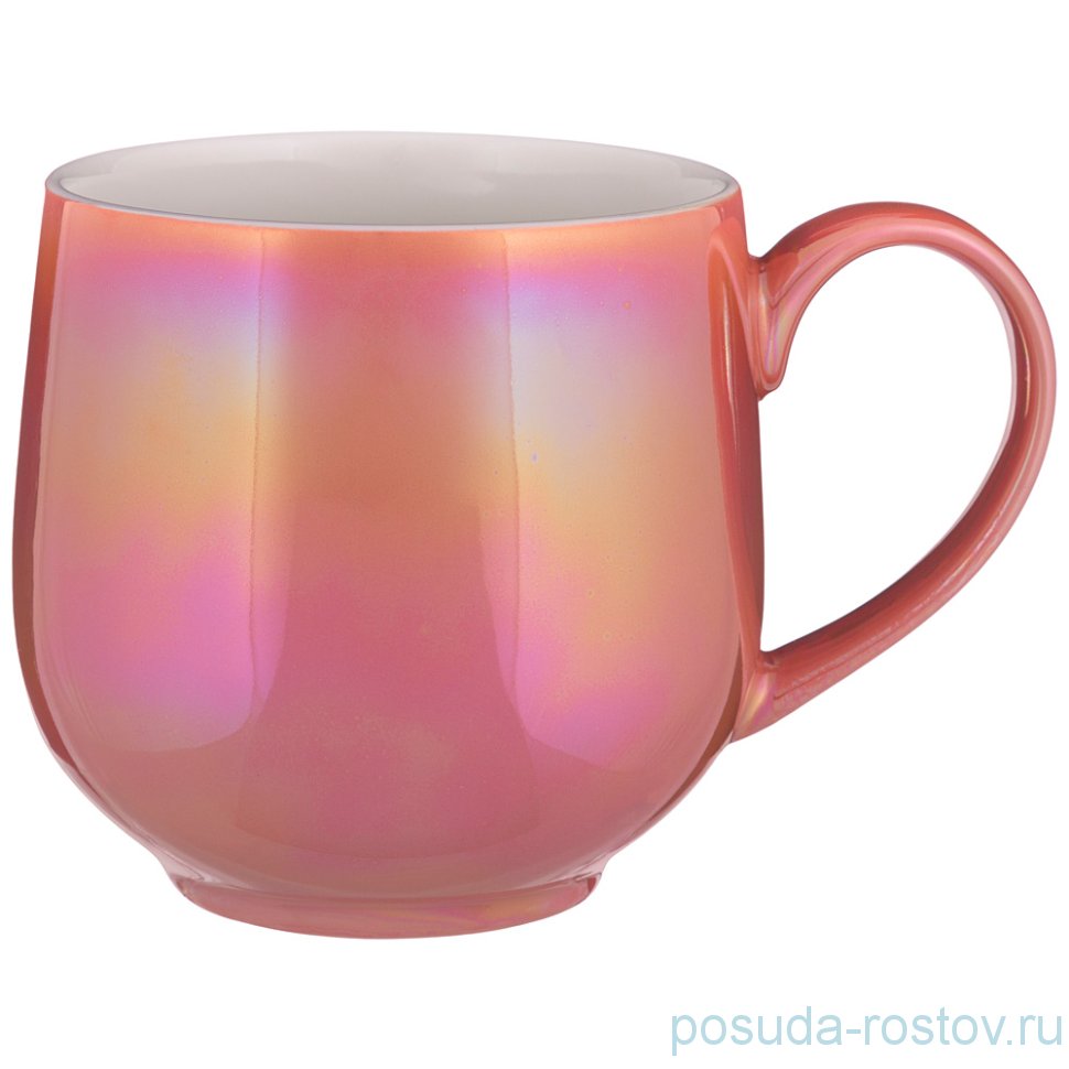 Кружка 450 мл бочонок розовая "gloss" (4шт.) / 229495