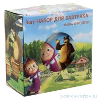 Детский набор 3 предмета &quot;Маша и медведь&quot; / 140433