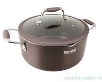 Кастрюля 24 см с крышкой 3,5 л &quot;Mocco&quot; / 112783