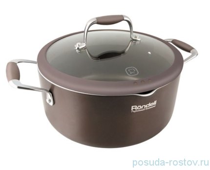 Кастрюля 24 см с крышкой 3,5 л &quot;Mocco&quot; / 112783