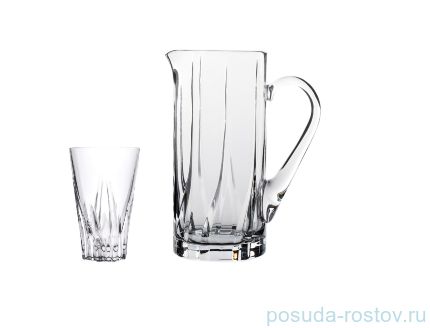 Набор для воды 7 предметов (кувшин 1,2 л + 6 стаканов по 400 мл) &quot;Флюэнте /Без декора&quot; / 117073