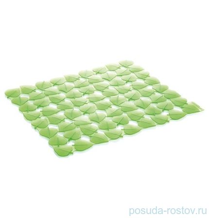 Коврик для раковины 32 x 28 см зелёный Листочки &quot;Tescoma /CLEAN KIT&quot; / 141590