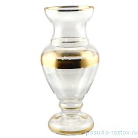 Ваза для цветов 43 см &quot;Матовая полоса /золото&quot; / 271289