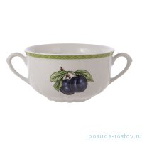 Бульонница 365 мл с ручками &quot;Роза /Слива&quot; / 171613