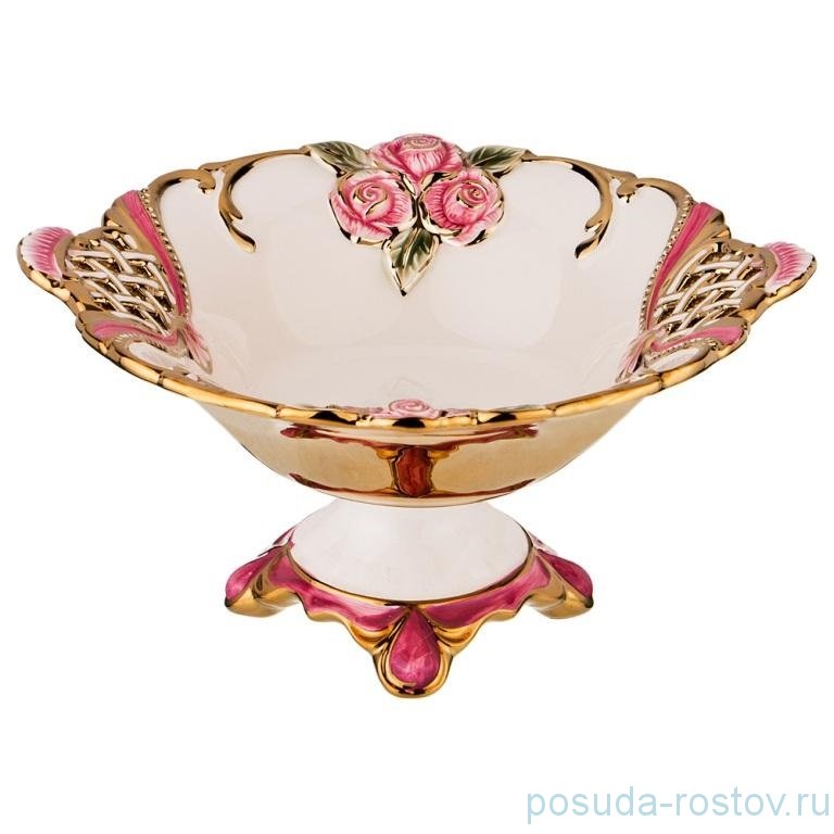 Фруктовница 36 х 33 х 17 см н/н "розы и стразы" / 190865