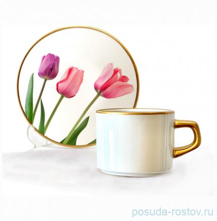 Чайная пара 1 шт &quot;Tulip&quot; / 323538