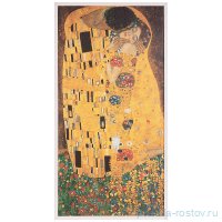 Панно 50 х 100 см &quot;Поцелуй /Г. Климт&quot; /рамка белая / 262089