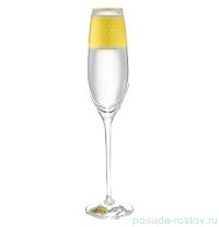 Бокалы для шампанского 210 мл 6 шт &quot;Celebration /Золотые пирамиды&quot; / 146195