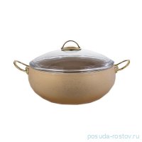 Сотейник 26 х 7 см с антипригарным покрытием 2.8 л кремовый &quot;GRANITE SINGLES SERIES /GOLD&quot; / 295672