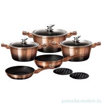 Набор посуды 10 предметов &quot;Rosegold Noir Metallic Line&quot; / 147723