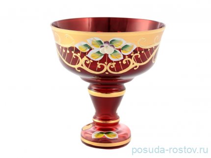 Конфетница 13 см н/н красная &quot;Лепка&quot; SC / 146907