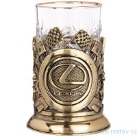 Стакан для чая 250 мл с подстаканником &quot;лексус&quot; / 268927