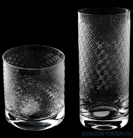 Стаканы для воды 300 мл 6 шт &quot;Бесцветная геометрия&quot; / 089050