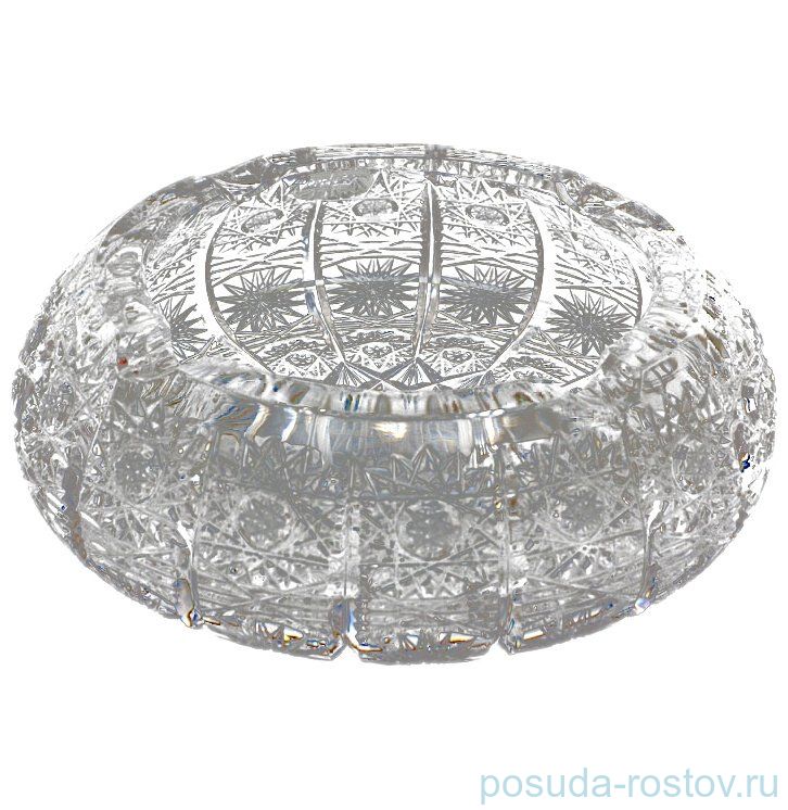 Пепельница 15 см "Glasspo /Хрусталь резной" / 006658
