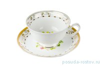 Набор чайных пар 6 шт фарфор &quot;Дина&quot; / 075670