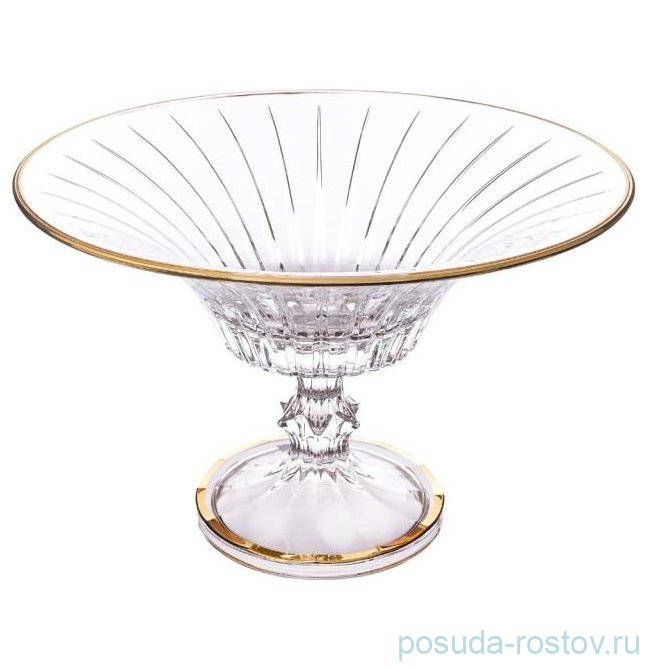 Фруктовница 32 см н/н "Таймлесс /Отводка золото" AS Crystal  / 347598