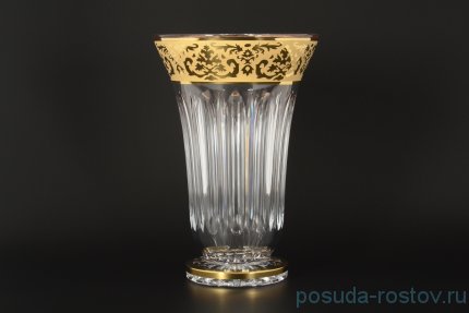 Ваза для цветов 30 см &quot;Max Crystal /Золото&quot; / 105413