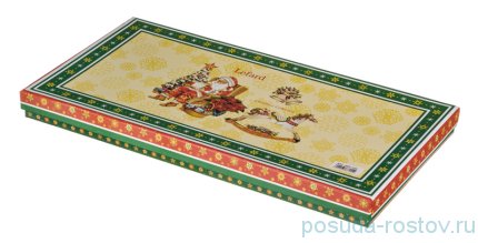Блюдо 37 х 18 см прямоугольное &quot;christmas collection /колокольчики&quot; / 192340