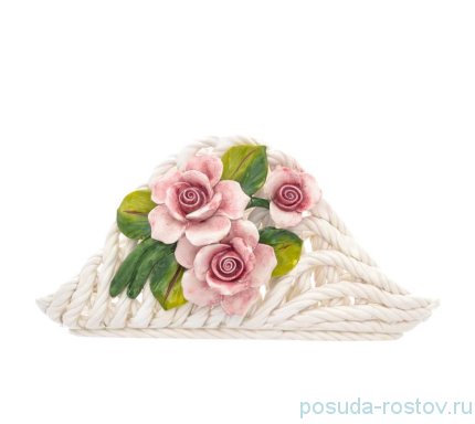 Салфетница 22 см &quot;Розы&quot; / 275748