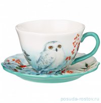 Чайная пара 200 мл &quot;Лесная сказка /Сова /В зимнем лесу&quot; / 329035