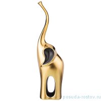 Статуэтка 17,5 х 10,5 х 60 см &quot;Слон /Black and Gold&quot; / 215413