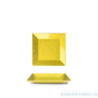 Тарелка 15 х 15 см 1 шт квадратная &quot;Аквалуна /жёлтый&quot; / 276678