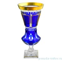 Ваза для цветов 32 см н/н &quot;Антик /Синий /золото&quot; / 053842