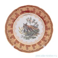 Набор тарелок 25 см 6 шт &quot;Корона /Аристократ /Охота красная&quot; / 275345