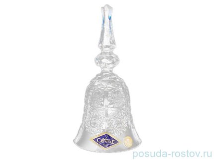 Колокольчик 15 см &quot;A.Crystal /Хрусталь резной&quot; / 091436