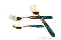 Столовые приборы 36 предметов &quot;Ischia Antique Gold /Dark Green Gold&quot; / 114536