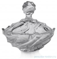 Конфетница 20 см с крышкой &quot;Surf /Без декора&quot; / 370060