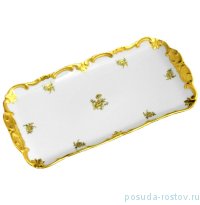 Рулетница 26 см &quot;Роза золотая /золото&quot; / 013189