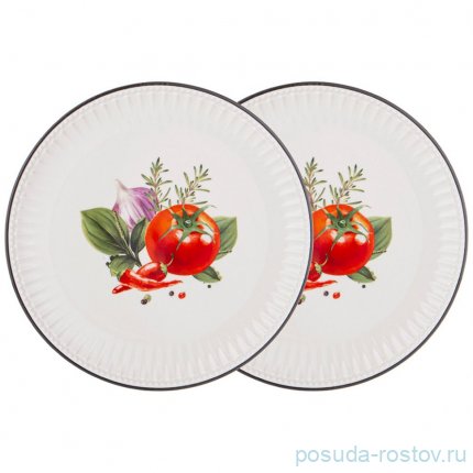 Набор тарелок 21 х 1,8 см 2 шт &quot;Kitchen passions&quot;  / 332284