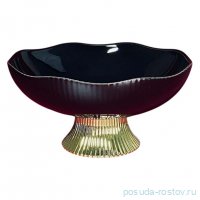 Фруктовница 25,5 х 13 см н/н чёрная &quot;Multicolor&quot; (подарочная упаковка)  / 374789