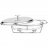 Мармит 2 отсека 2,6 л овальный silver Agness / 336647