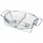 Мармит 2 отсека 2,6 л овальный silver Agness / 336647