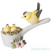 Статуэтка 12,5 х 6 х 9,5 см &quot;Птичка с птенцами&quot;  / 340505